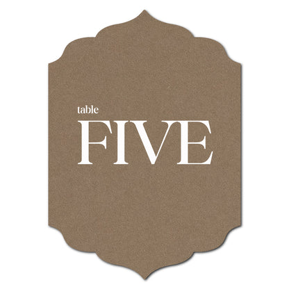 Individually Personalized Wedding Prints on Diecut Cardstock - Shape P23