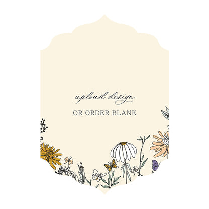 Custom Wedding Prints on Diecut Shaped Cardstock | Shape P23
