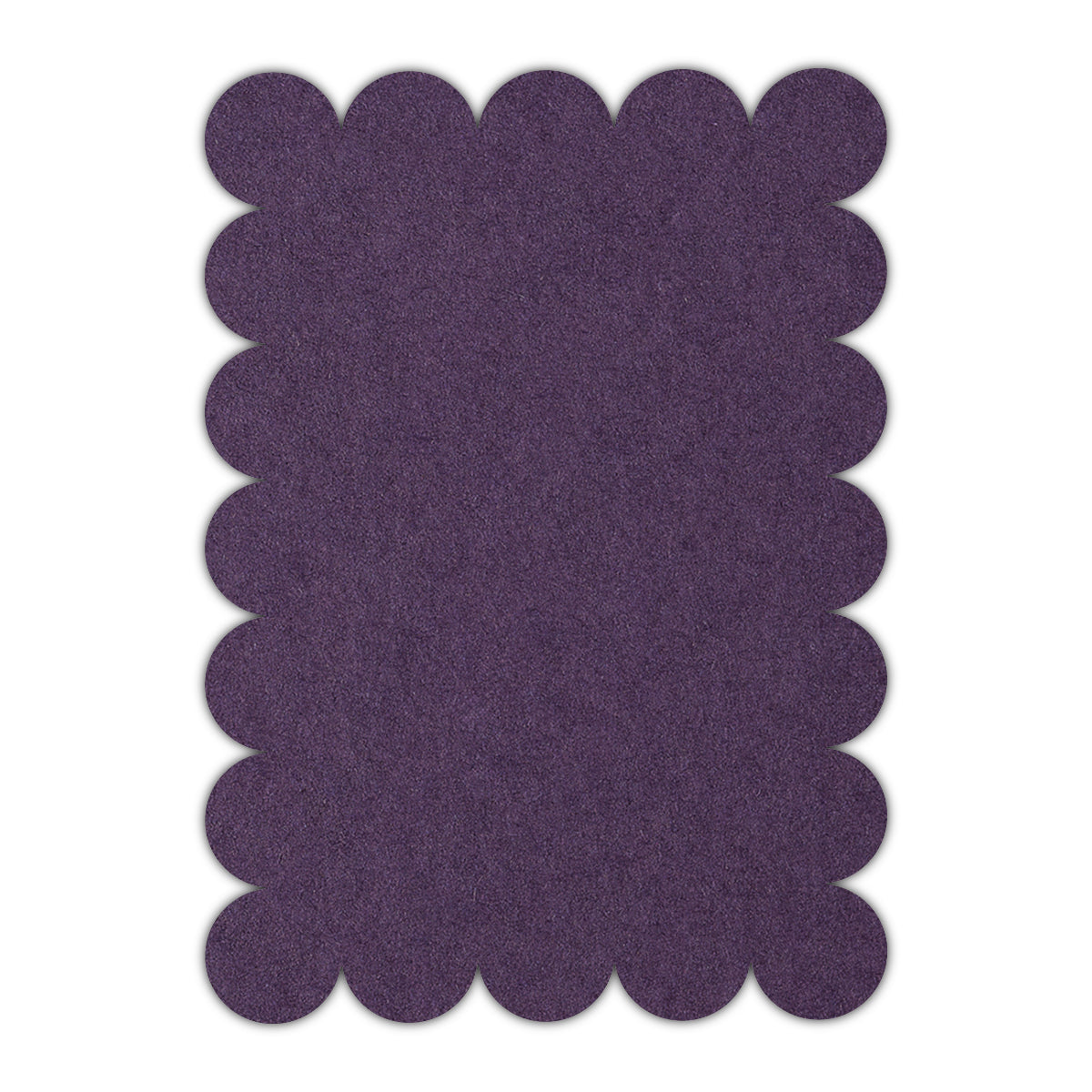 CMYK Print on Shimmer Amethyst Cardstock | Shape P23 | 5" x 7"