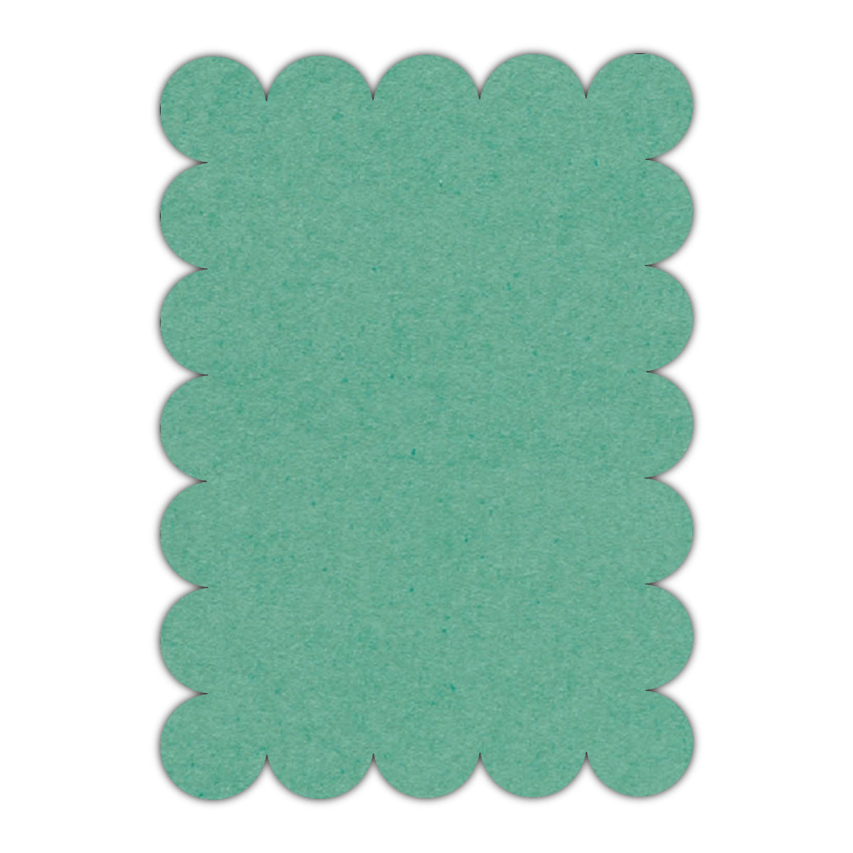CMYK Print on Caribbean Blue Cardstock | Shape P23 | 11" x 14"
