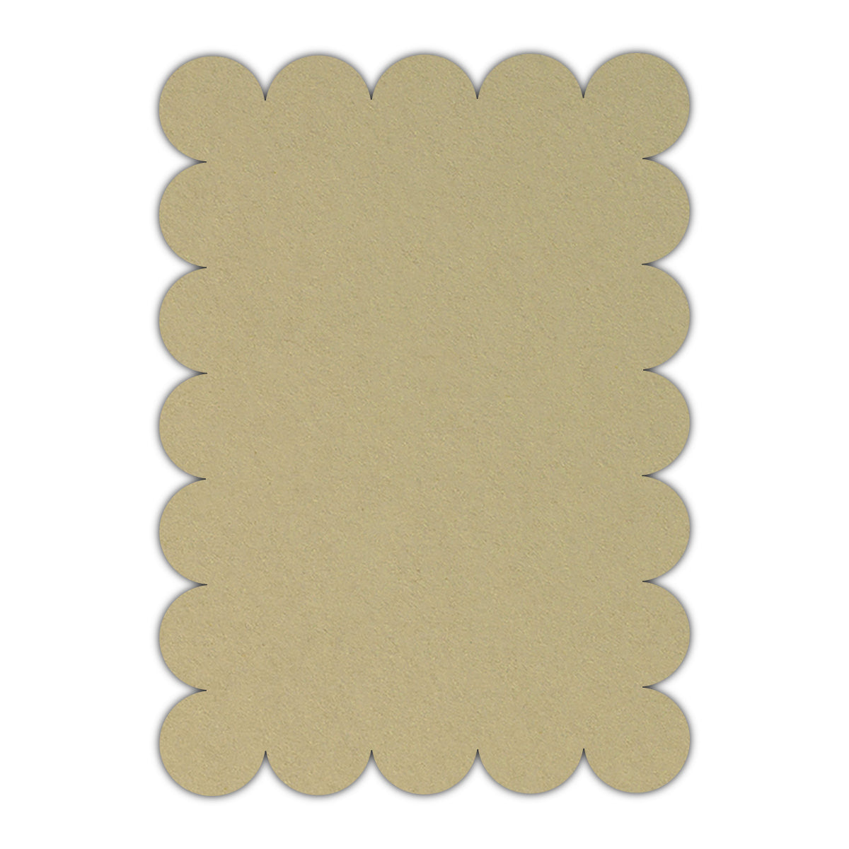 CMYK Print on Shimmer Champagne Cardstock | Shape P23 | 3.5" x 5"