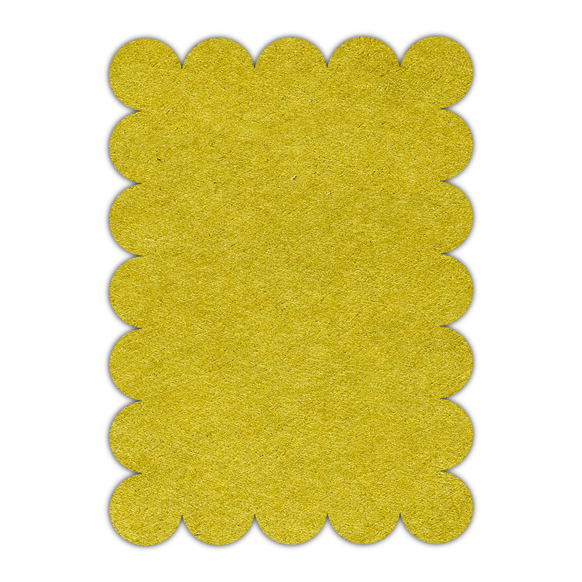 CMYK Print on Chartreuse Cardstock | Shape P23 | 8" x 10"
