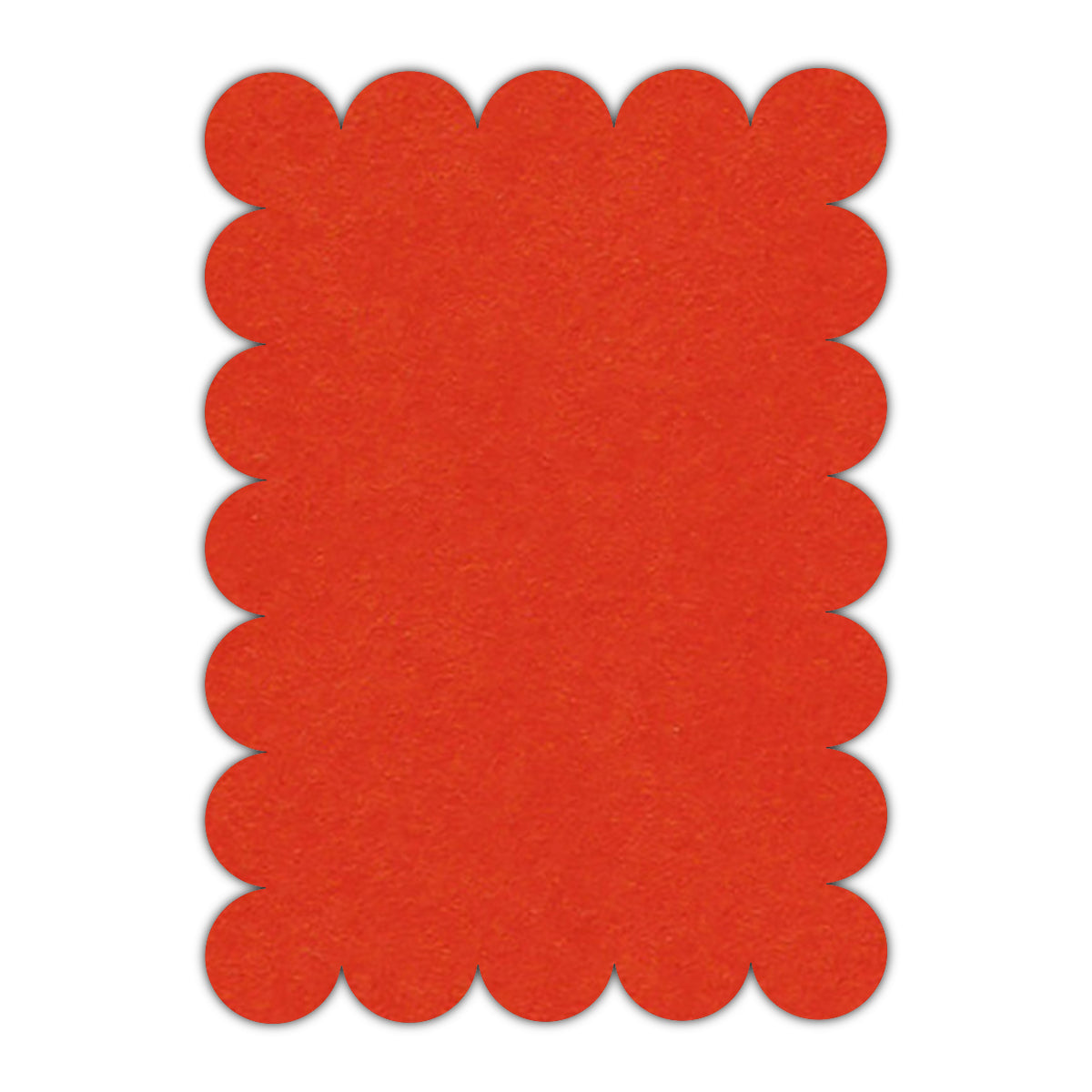 CMYK Print on Chili Pepper Cardstock | Shape P23 | 5" x 7"