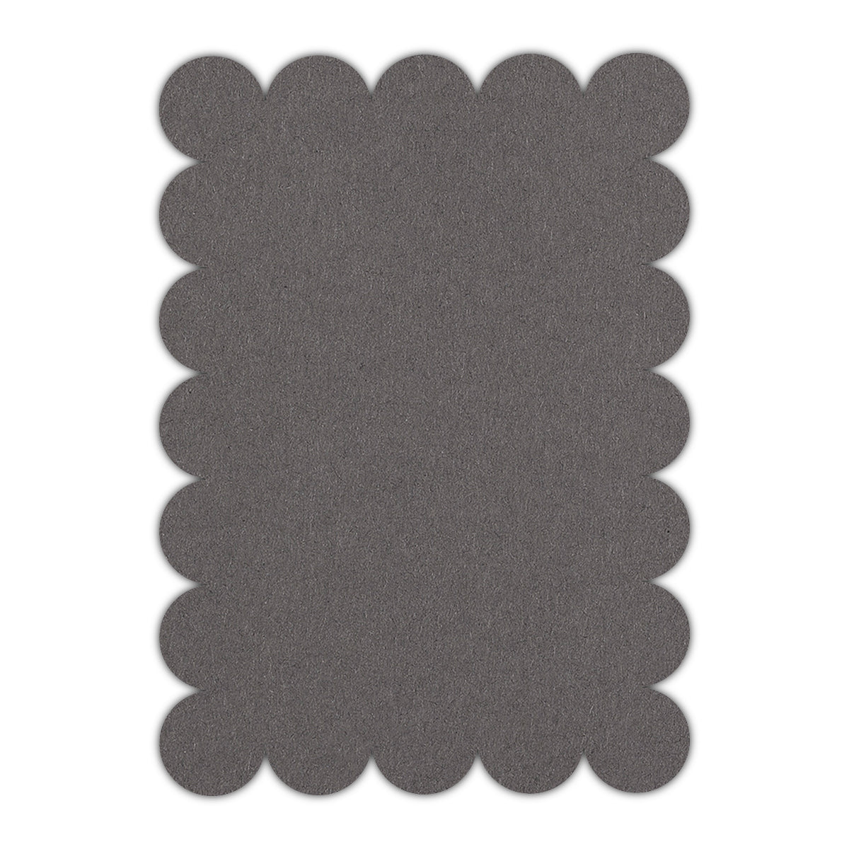 CMYK Print on Dark Grey Cardstock | Shape P23 | 8" x 10"