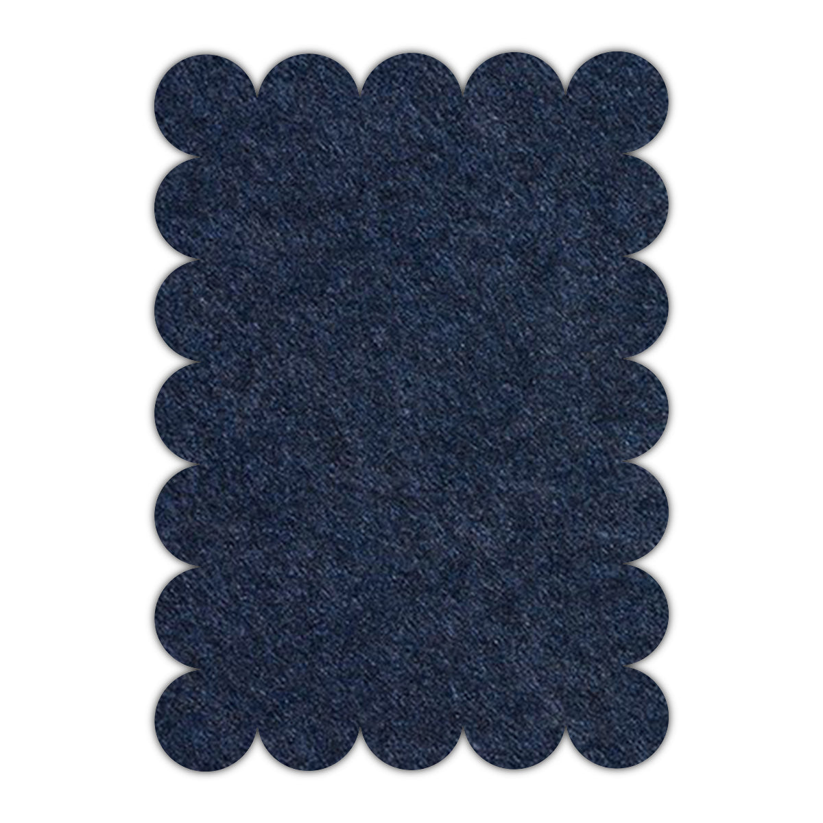 CMYK Print on Dark Navy Blue Cardstock | Shape P23 | 3.5" x 5"