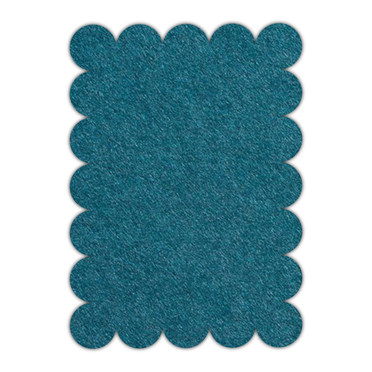 CMYK Print on Dark Teal Blue Cardstock | Shape P23 | 5.5" x 8.5"