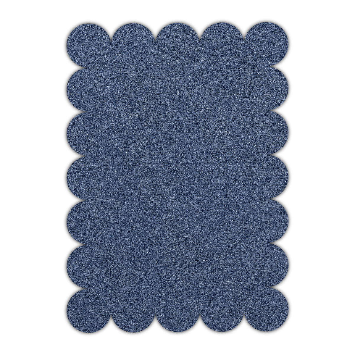 CMYK Print on Imperial Blue Cardstock | Shape P23 | 2" x 3"