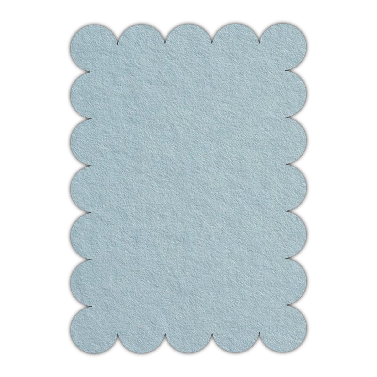 CMYK Print on Placid Blue Cardstock | Shape P23 | 11" x 14"
