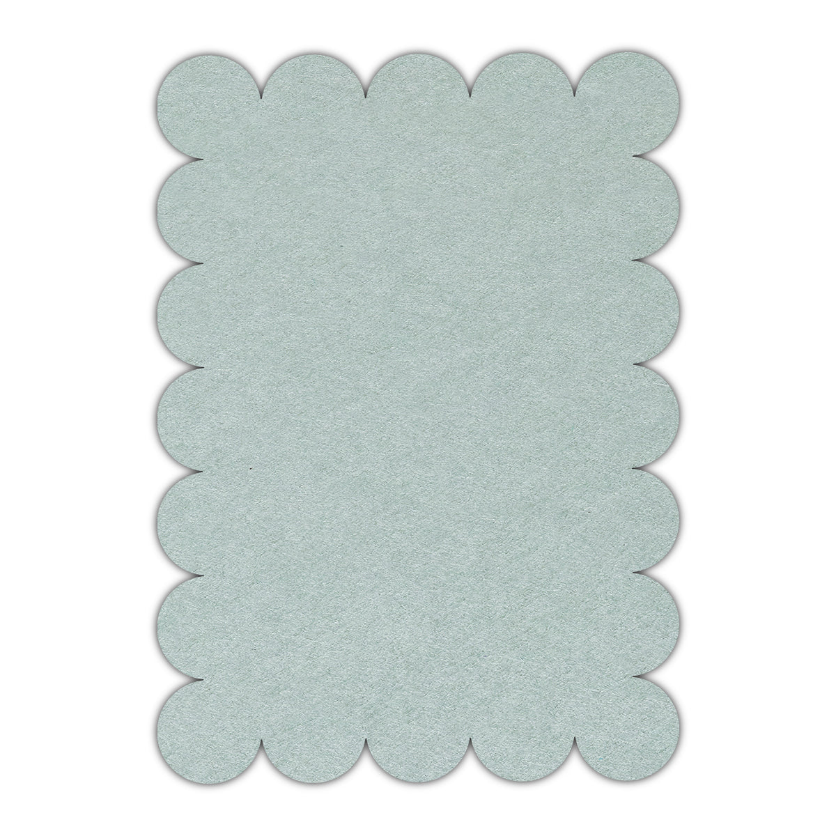 CMYK Print on Powder Green Cardstock | Shape P23 | 4.25" x 5.5"