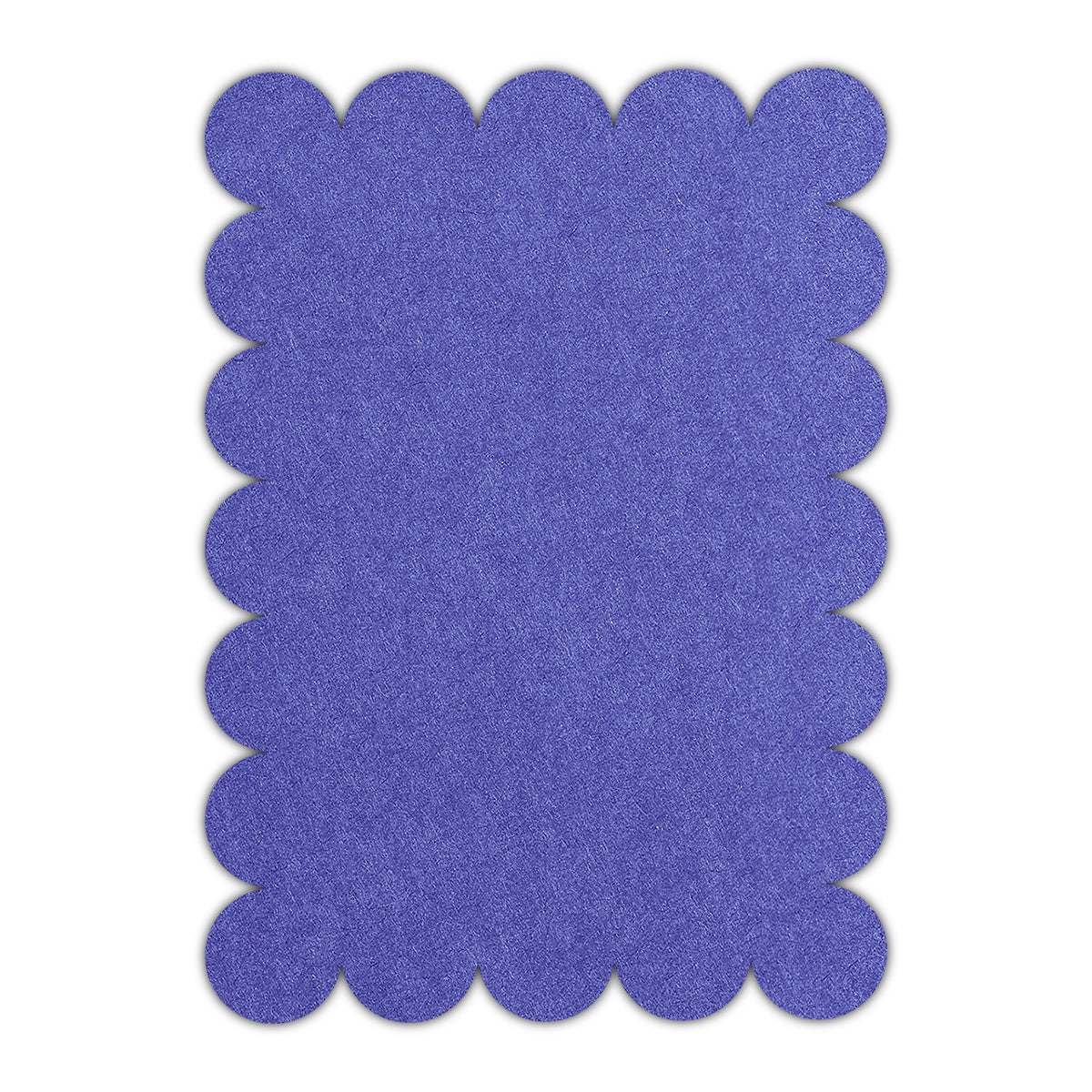 CMYK Print on Royal Blue Cardstock | Shape P23 | 3" x 5"