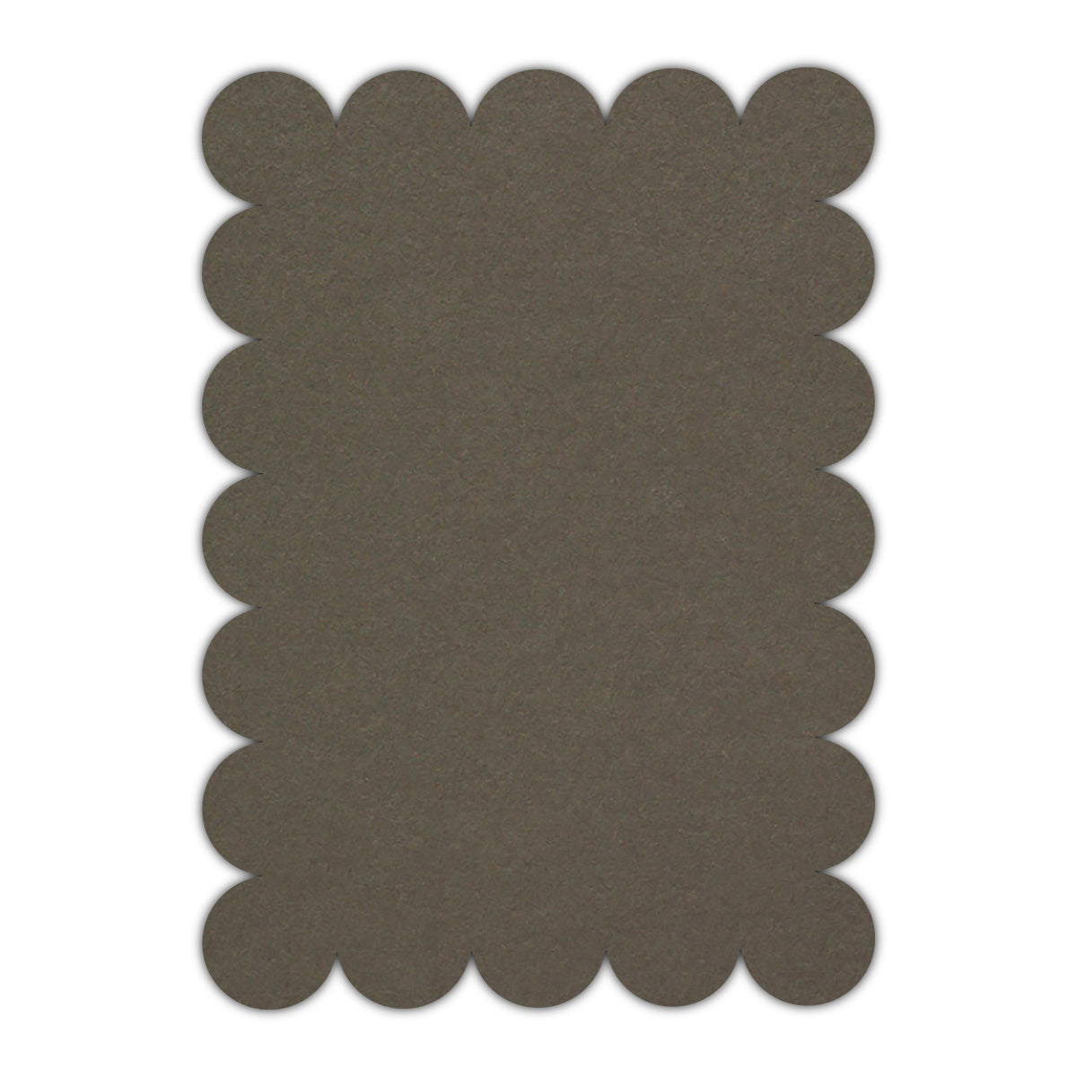 CMYK Print on Sombre Grey Cardstock | Shape P23 | 2" x 3.5"