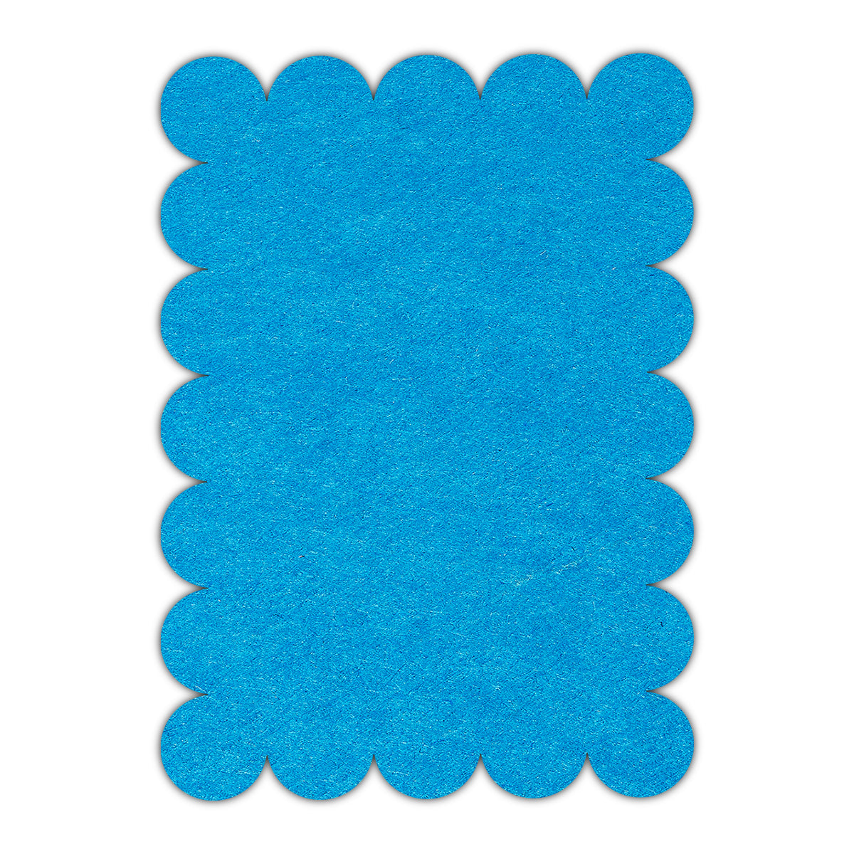 CMYK Print on Tabriz Blue Cardstock | Shape P23 | 12" x 18"