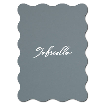 Individually Personalized Wedding Prints on Diecut Cardstock - Shape P240