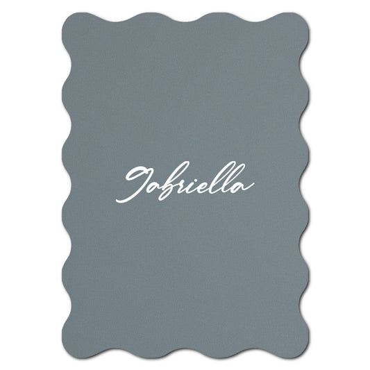 Individually Personalized Wedding Prints on Diecut Cardstock - Shape P240
