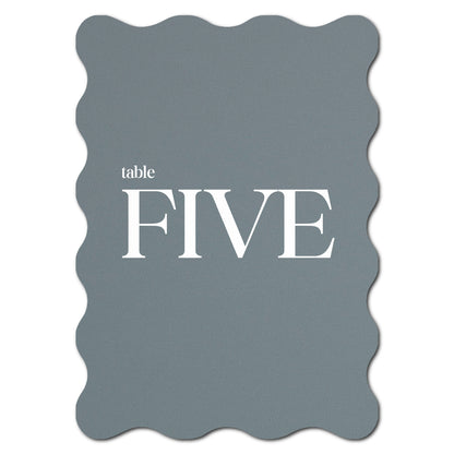 Individually Personalized Wedding Prints on Diecut Cardstock - Shape P240