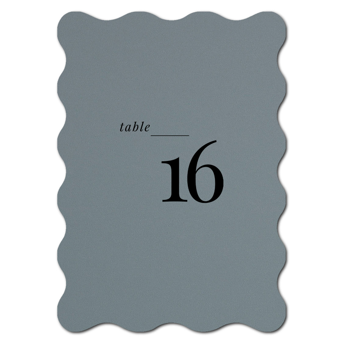 Individually Personalized Wedding Prints on Diecut Cardstock - Shape P240