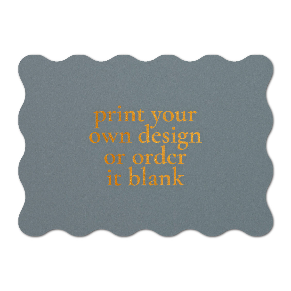 Custom Wedding Prints on Diecut Shaped Cardstock | Shape P240