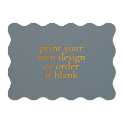Custom Wedding Prints on Diecut Shaped Cardstock | Shape P240