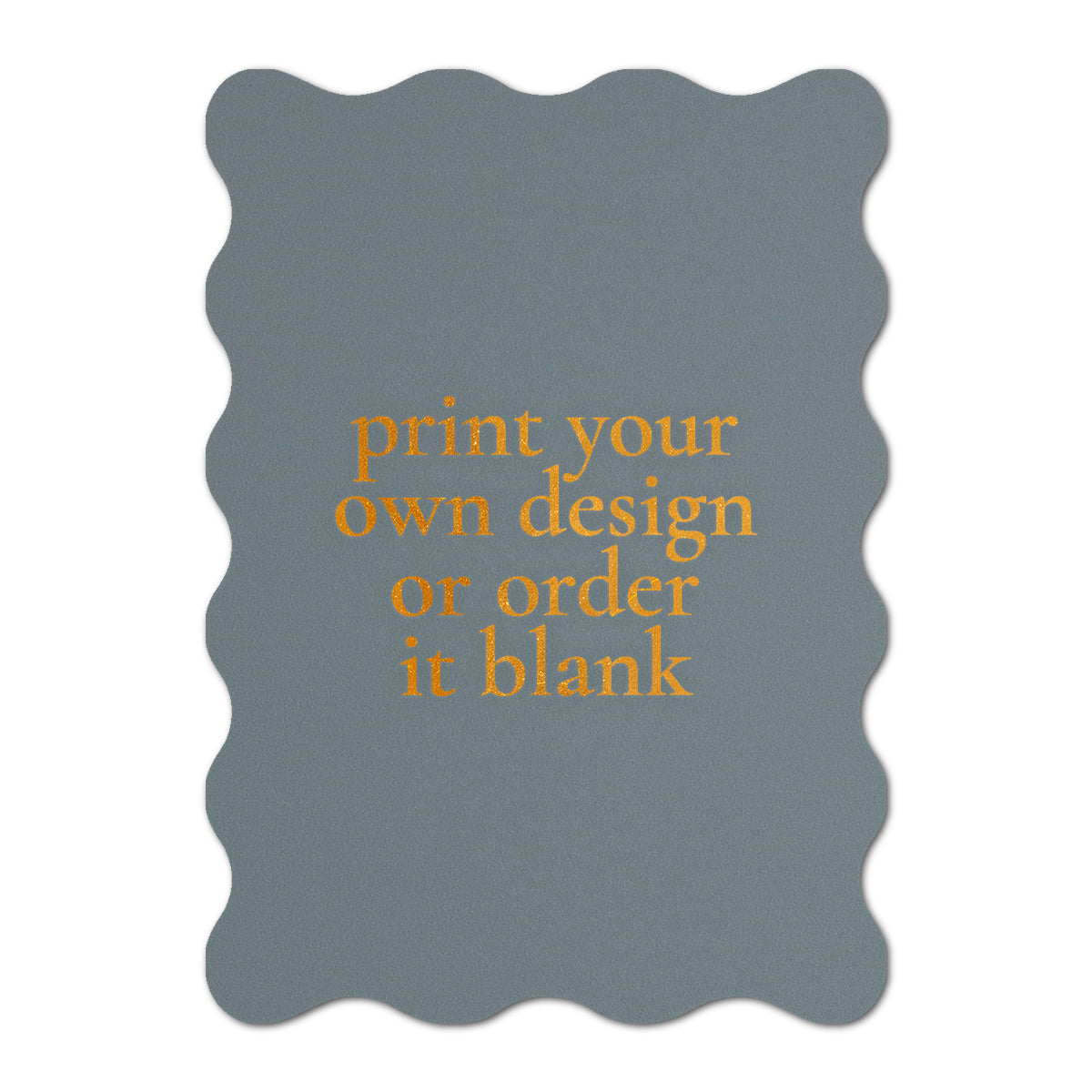 Custom Wedding Prints on Diecut Shaped Cardstock | Shape P240