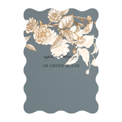 Custom Wedding Prints on Diecut Shaped Cardstock | Shape P240