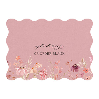 Custom Wedding Prints on Diecut Shaped Cardstock | Shape P240