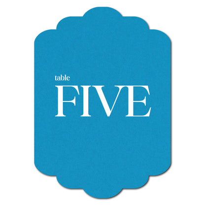 Individually Personalized Wedding Prints on Diecut Cardstock - Shape P241