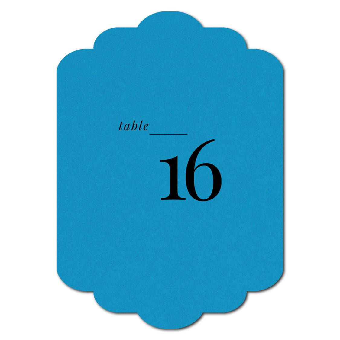 Individually Personalized Wedding Prints on Diecut Cardstock - Shape P241