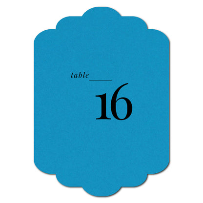 Individually Personalized Wedding Prints on Diecut Cardstock - Shape P241