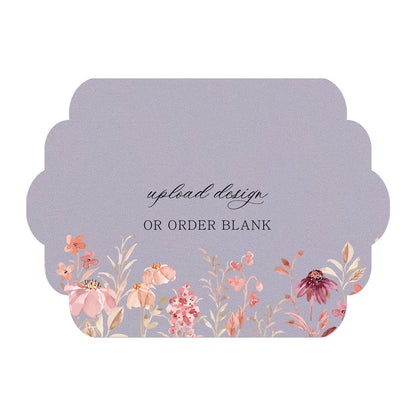 Custom Wedding Prints on Diecut Shaped Cardstock | Shape P241