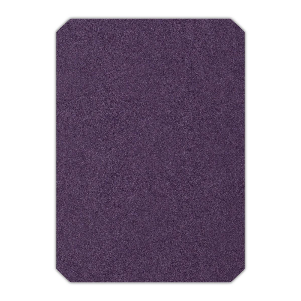 CMYK Print on Shimmer Amethyst Cardstock | Shape P24 | 5" x 7"