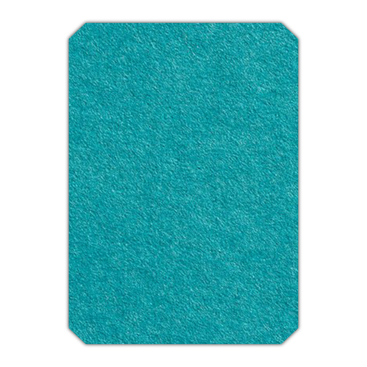 CMYK Print on Aqua Blue Cardstock | Shape P24 | 2.5" x 3.5"