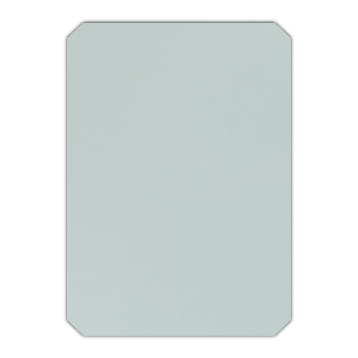 CMYK Print on Shimmer Aquamarine Cardstock | Shape P24 | 8" x 10"