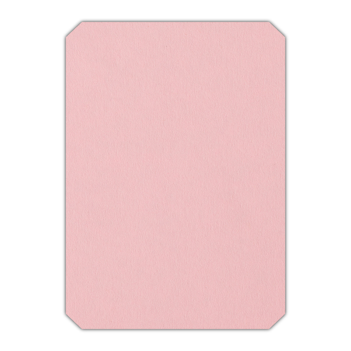 CMYK Print on Candy Pink Cardstock | Shape P24 | 4.25" x 5.5"