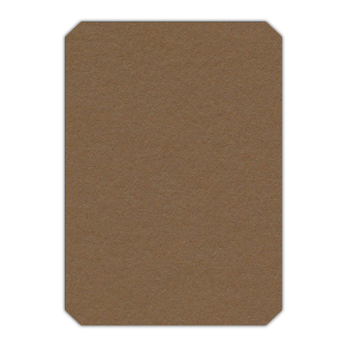 CMYK Print on Cappuccino Cardstock | Shape P24 | 8.5" x 11"