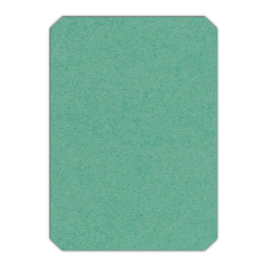CMYK Print on Caribbean Blue Cardstock | Shape P24 | 8" x 10"