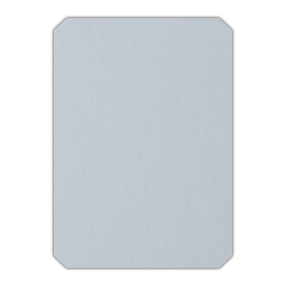 CMYK Print on Cool Blue Cardstock | Shape P24 | 3" x 5"
