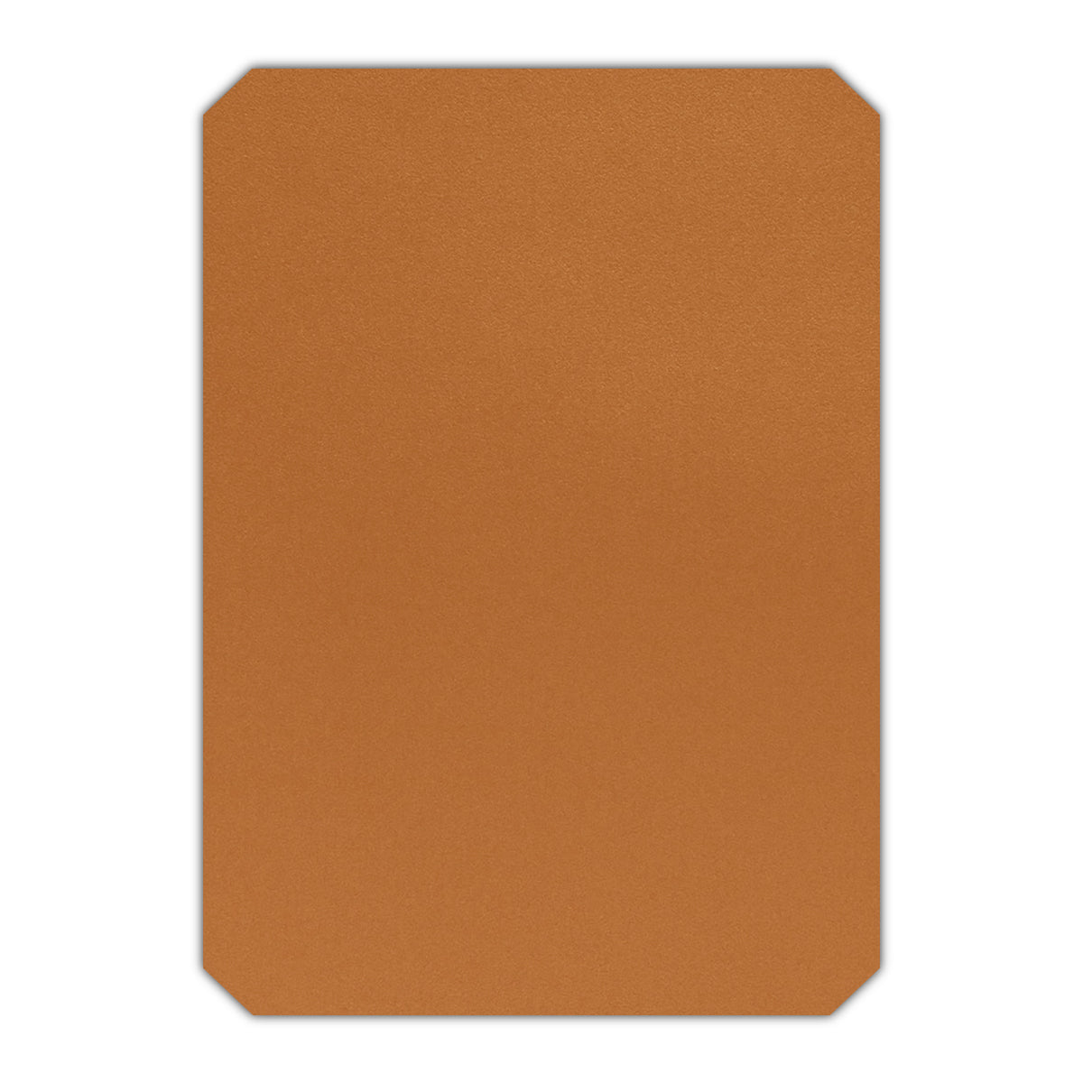 CMYK Print on Shimmer Copper Cardstock | Shape P24 | 3" x 4"