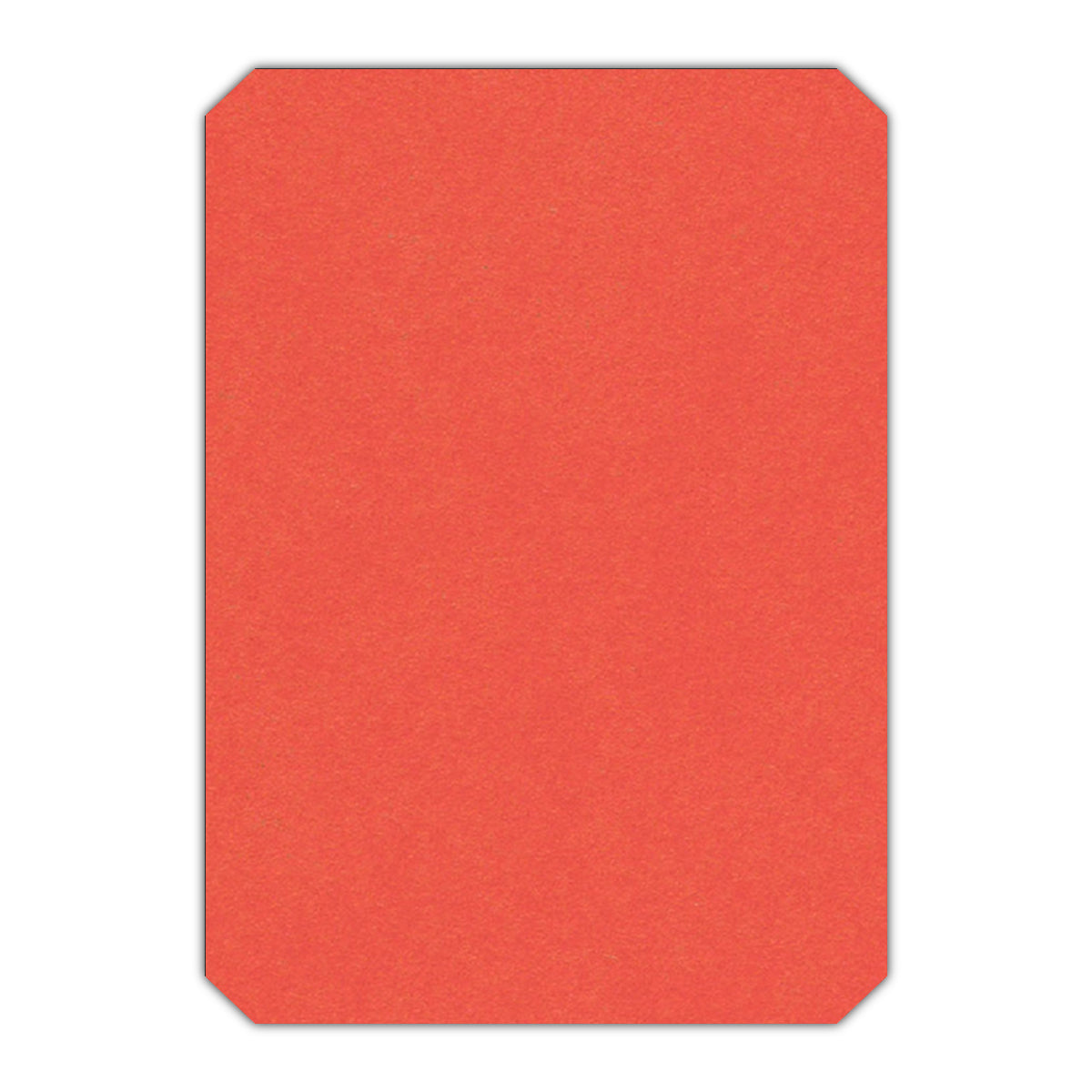 CMYK Print on Coral Cardstock | Shape P24 | 2.5" x 3.5"