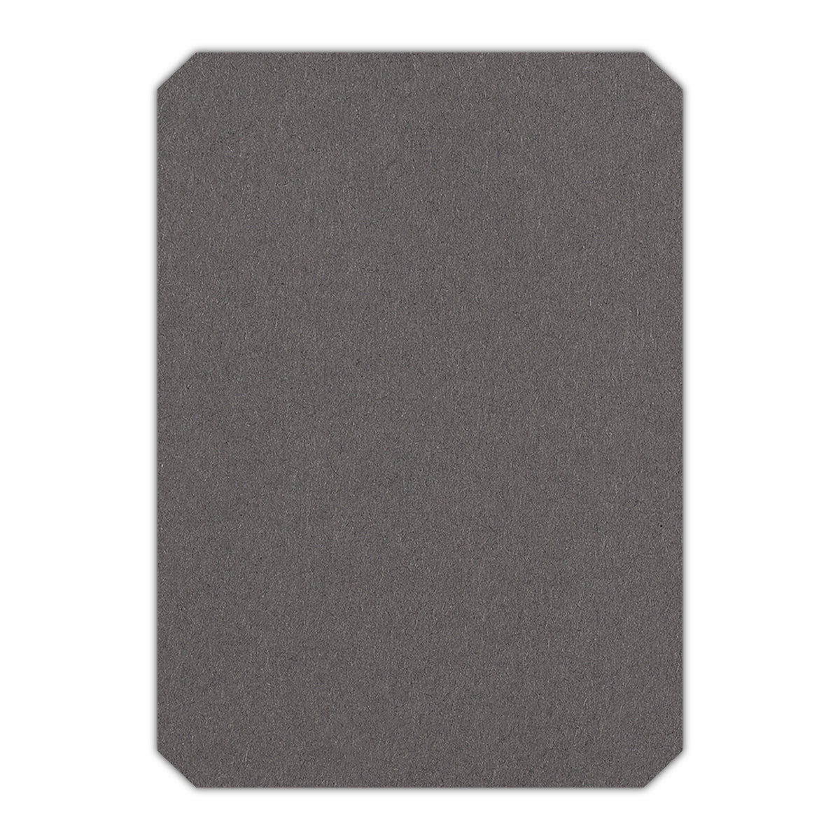 CMYK Print on Dark Grey Cardstock | Shape P24 | 2" x 3.5"