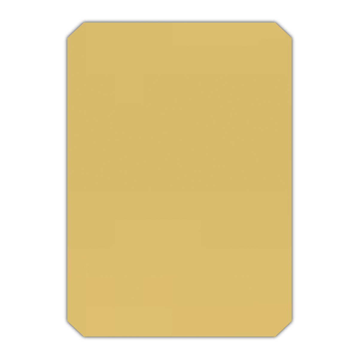 CMYK Print on Shimmer Gold Cardstock | Shape P24 | 4.25" x 5.5"
