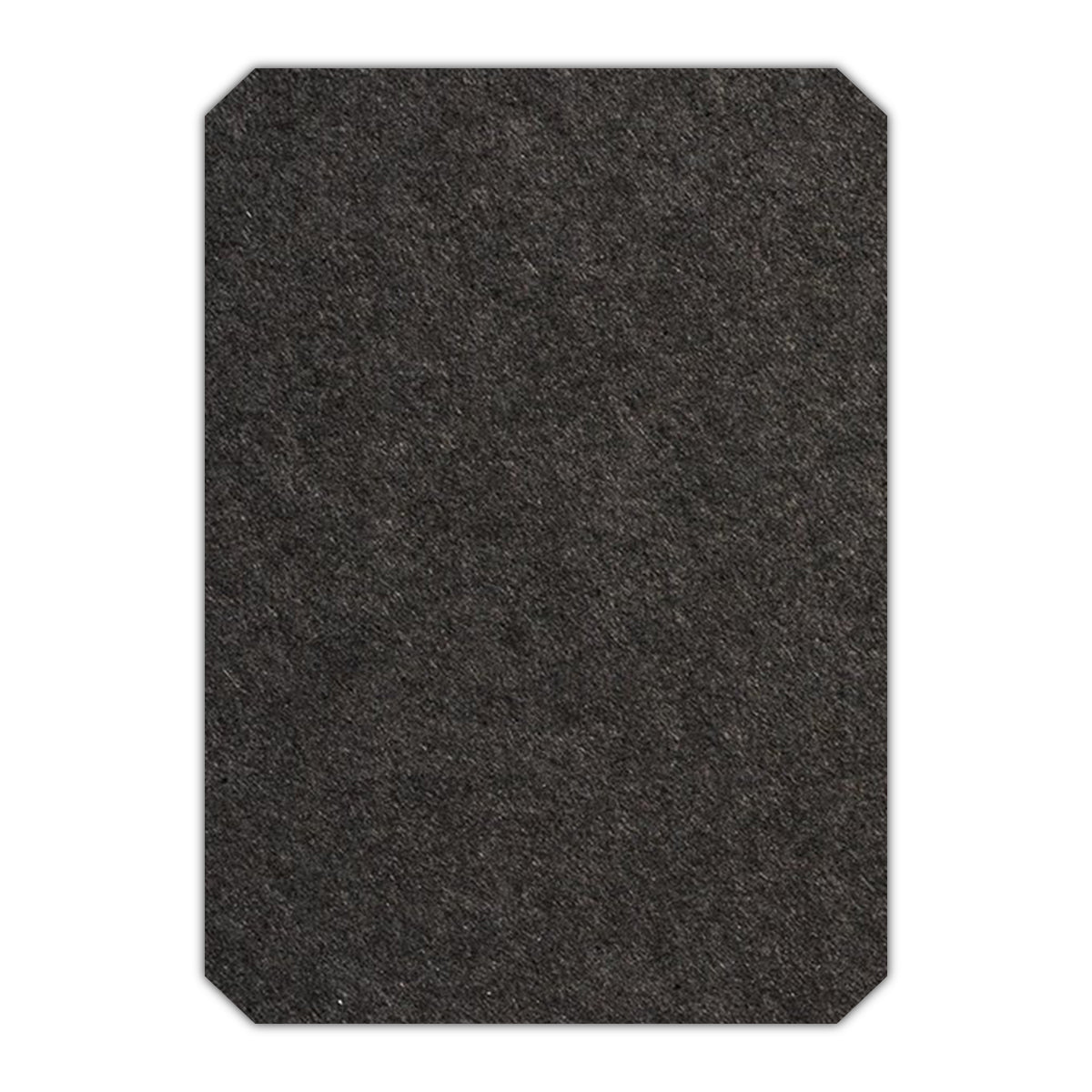 CMYK Print on Licorice Black Cardstock | Shape P24 | 2" x 3"