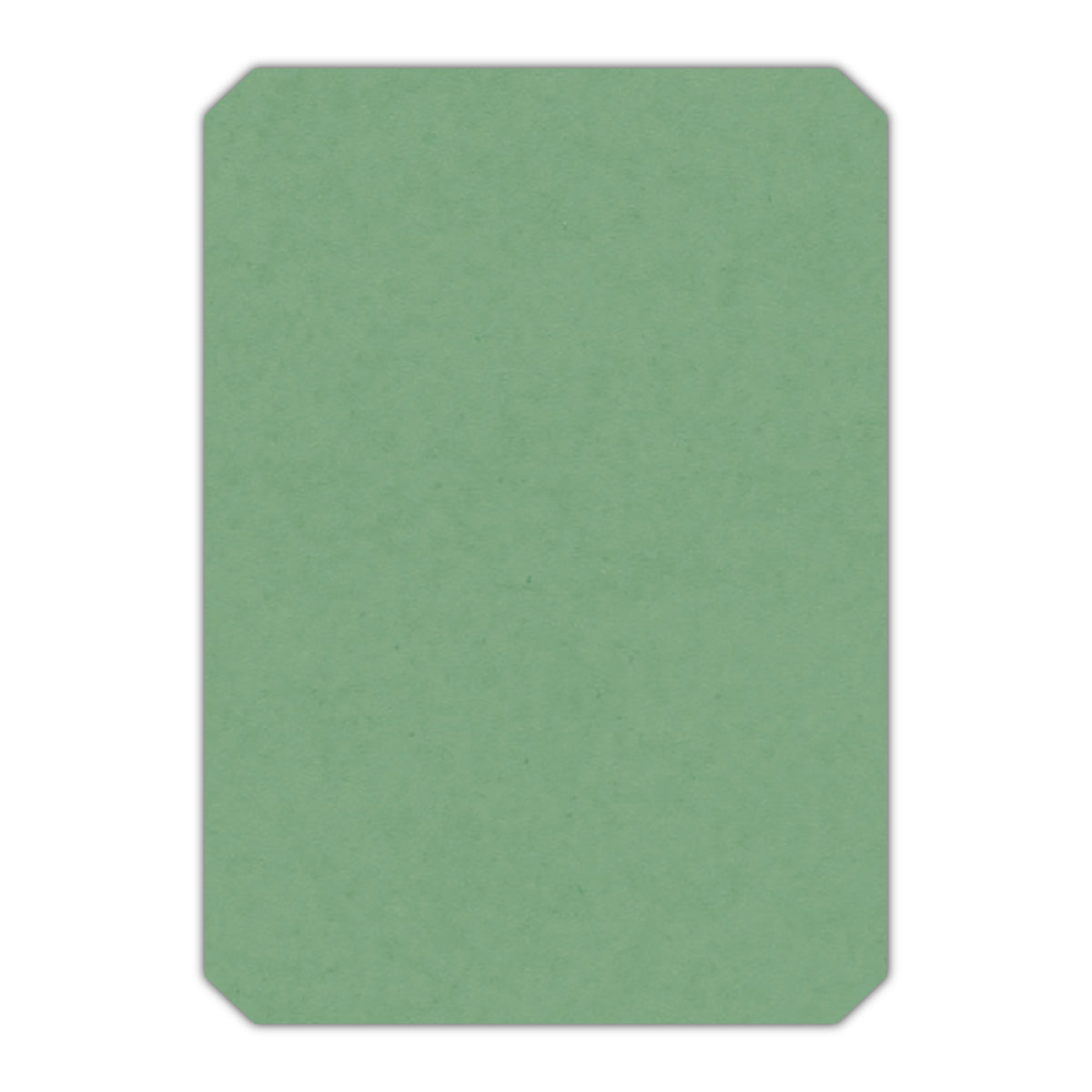 CMYK Print on Matcha Tea Cardstock | Shape P24 | 2" x 3"