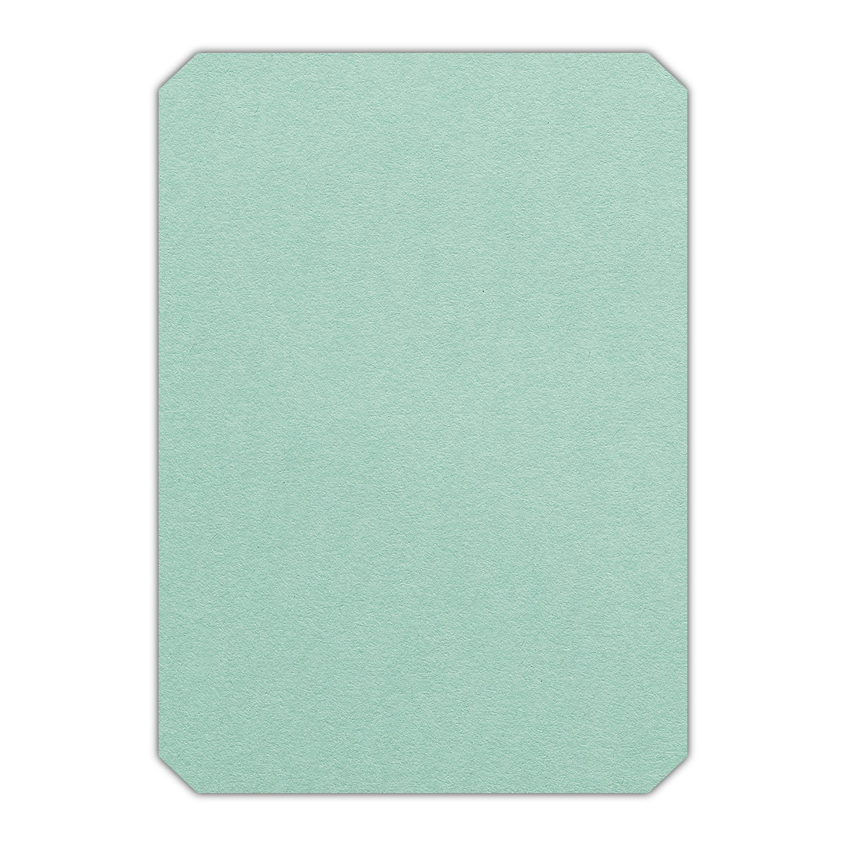 CMYK Print on Park Green Cardstock | Shape P24 | 6" x 9"