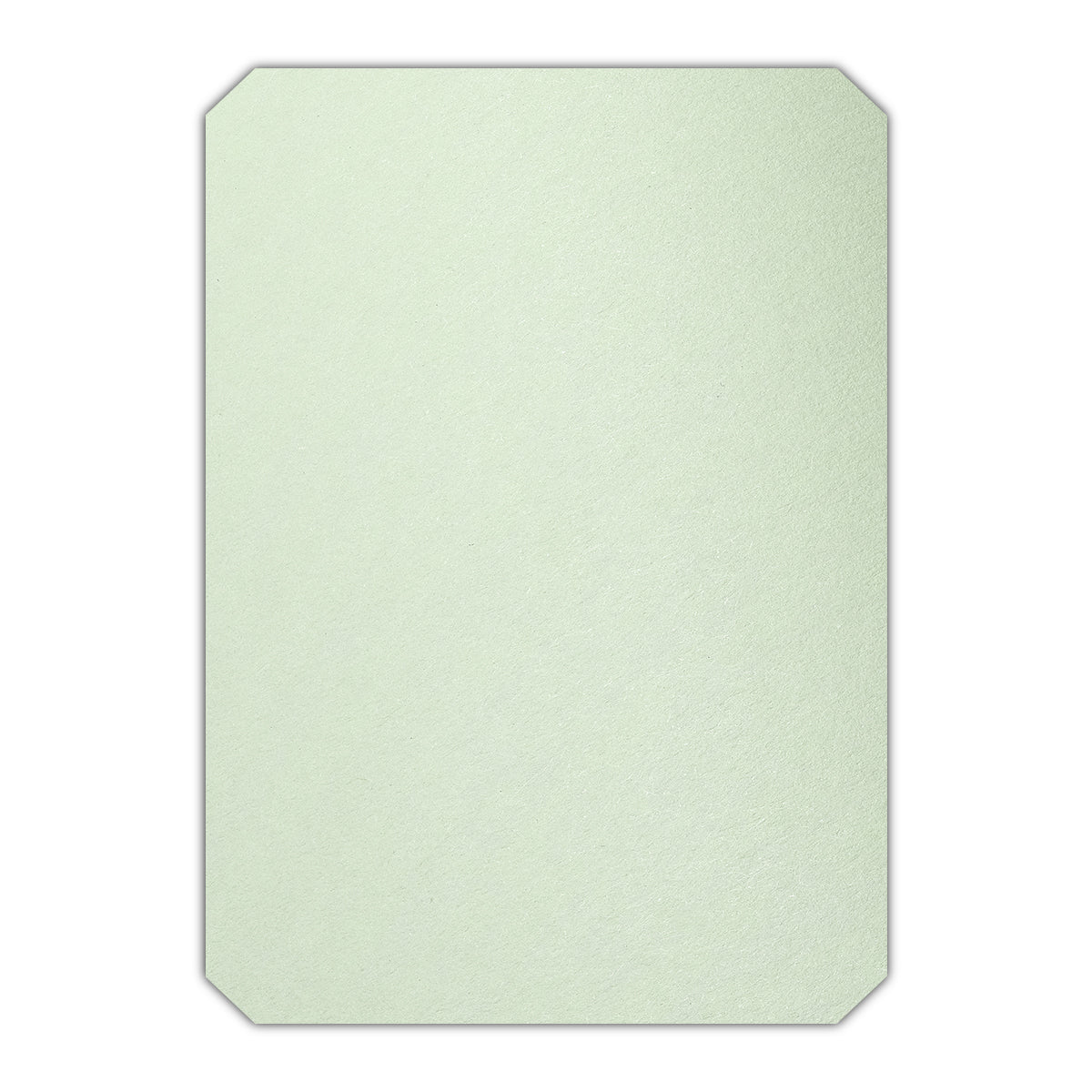 CMYK Print on Pistachio Cardstock | Shape P24 | 6" x 9"