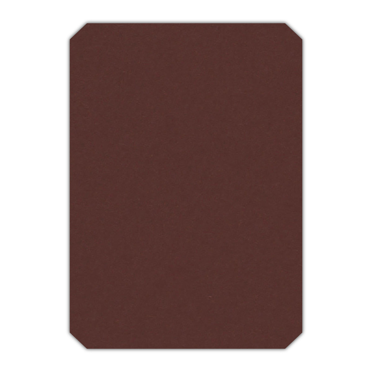 CMYK Print on Port Wine Cardstock | Shape P24 | 5" x 7"