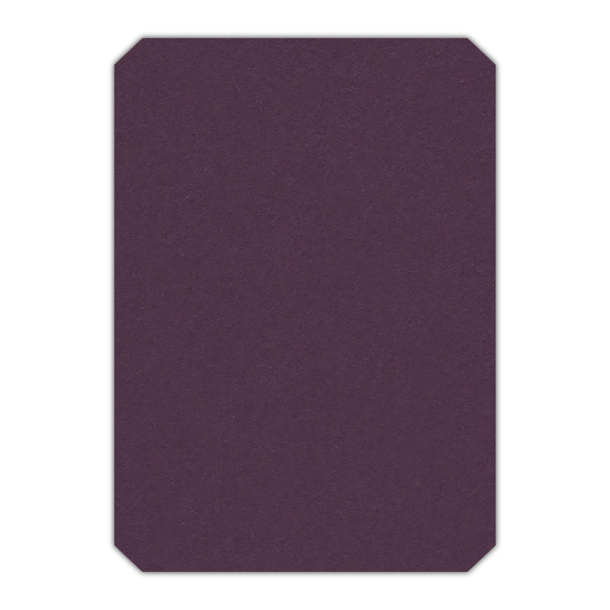 CMYK Print on Prune Cardstock | Shape P24 | 2.5" x 3.5"