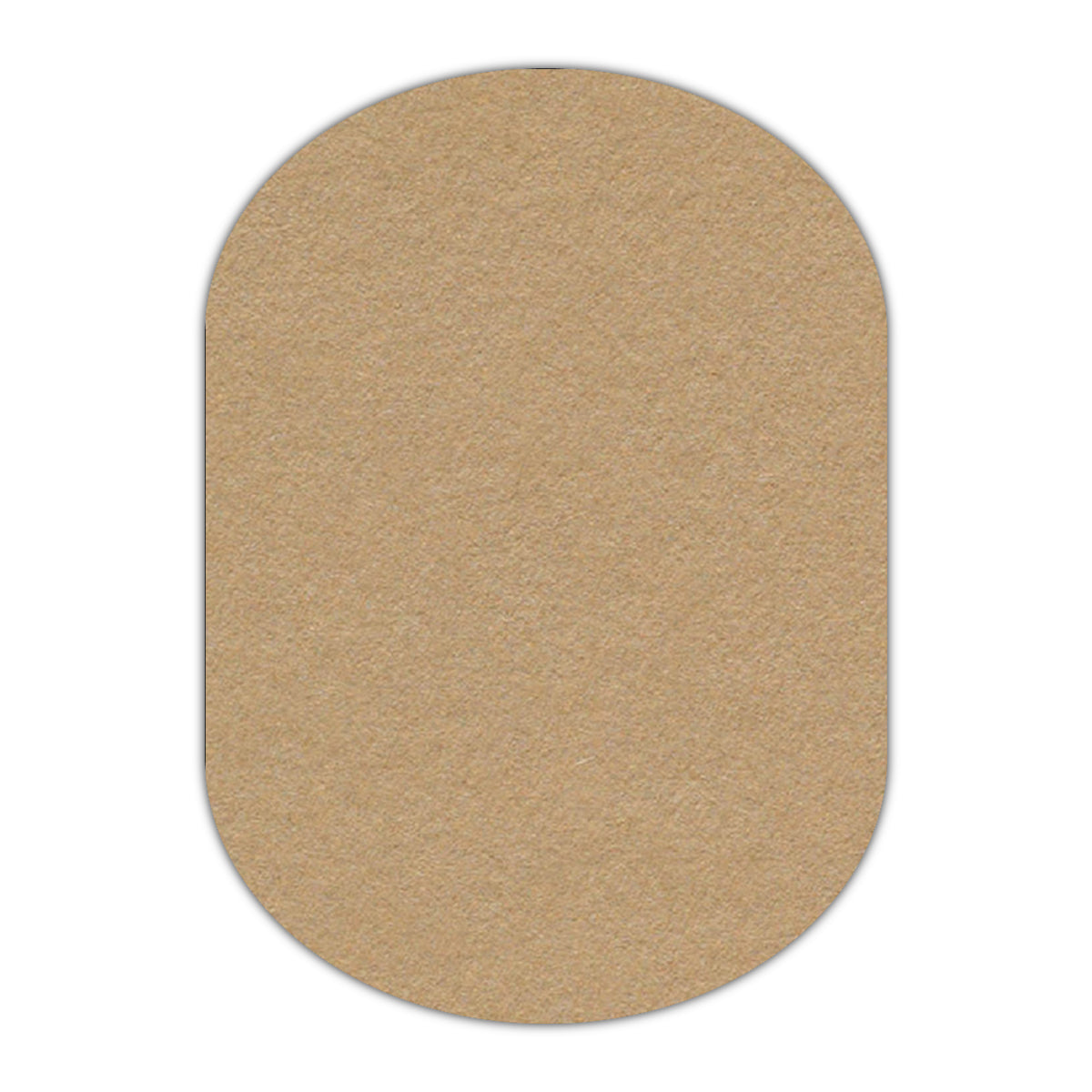 CMYK Print on Camel Cardstock | Shape P25 | 3" x 5"