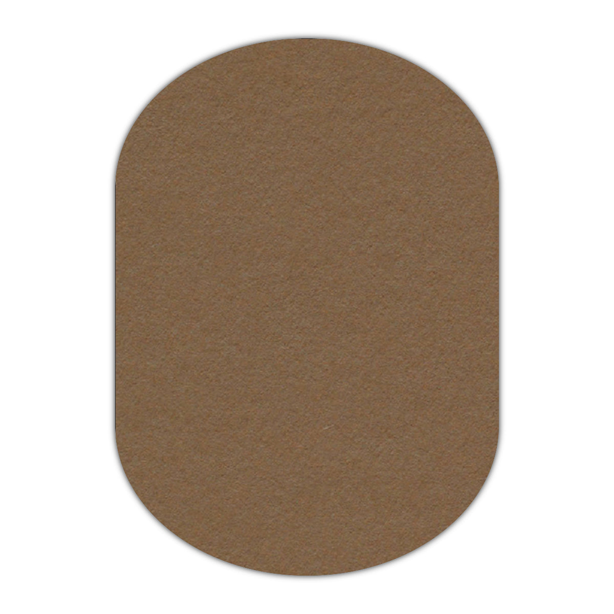 CMYK Print on Cappuccino Cardstock | Shape P25 | 6" x 9"