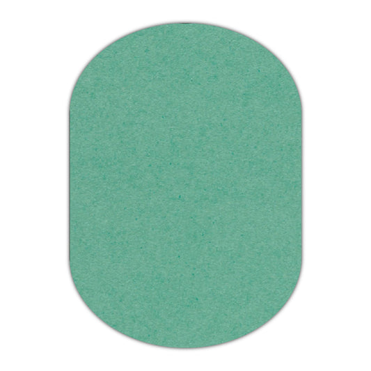 CMYK Print on Caribbean Blue Cardstock | Shape P25 | 11" x 14"