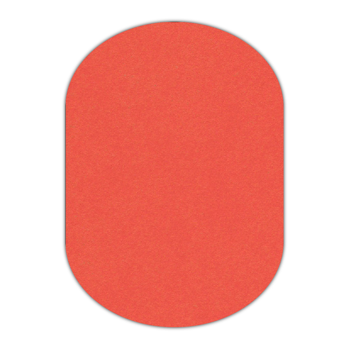 CMYK Print on Coral Cardstock | Shape P25 | 2.5" x 3.5"